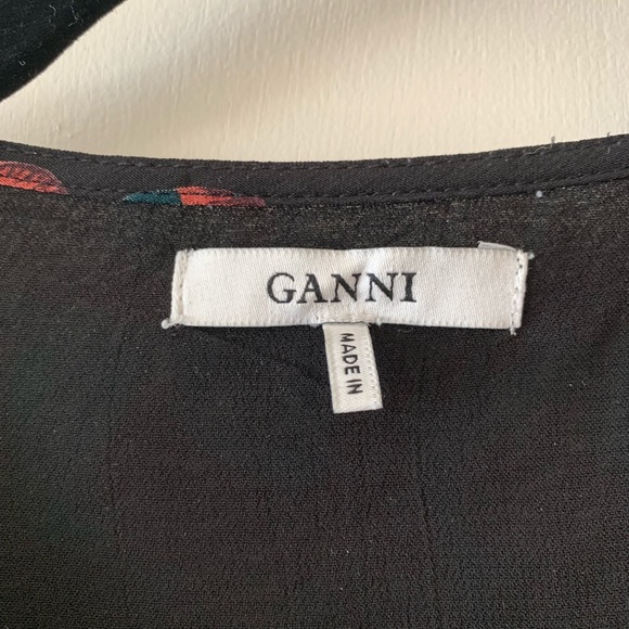 Ganni Rose Print Top - Picture 5 of 8